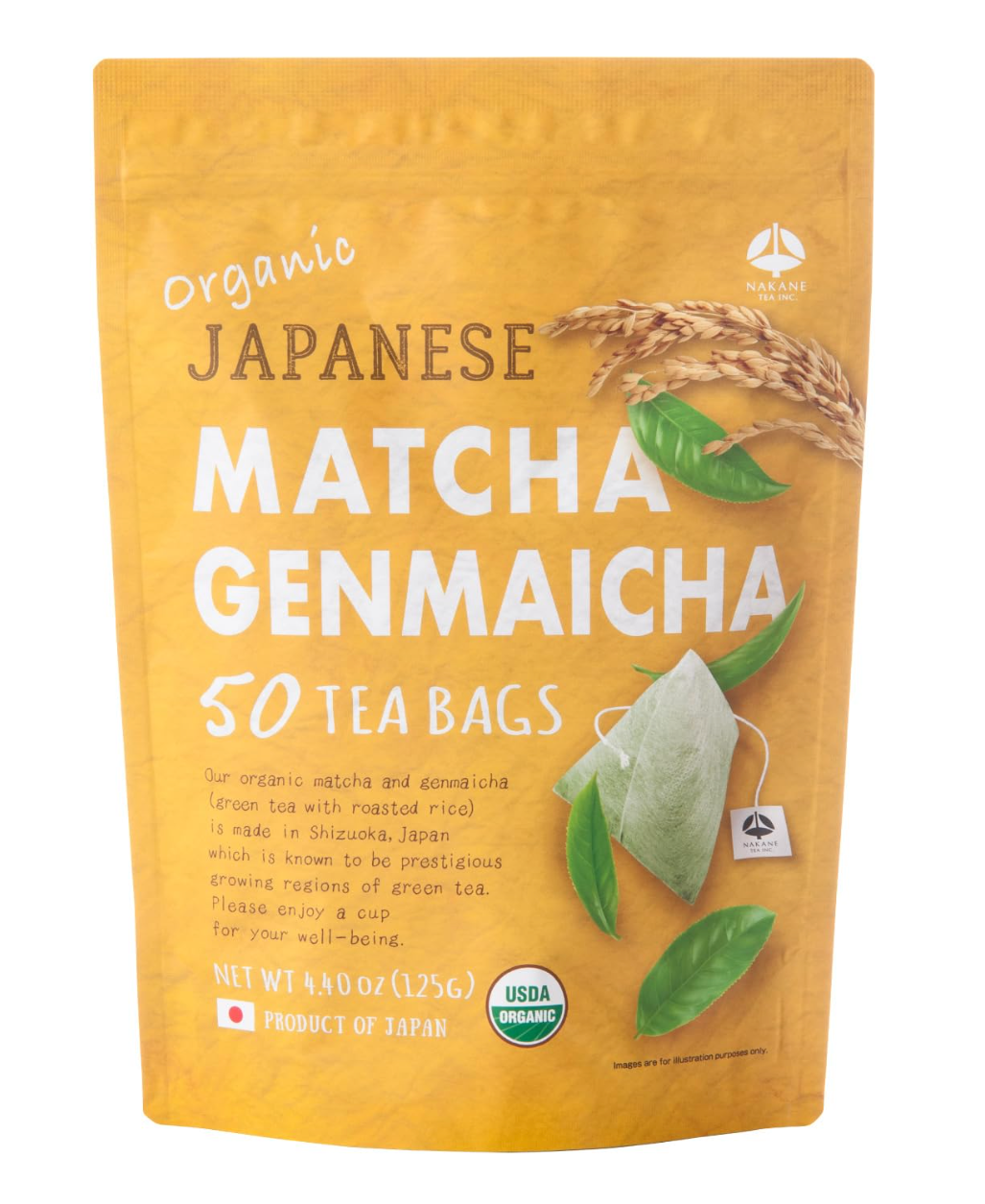 Японский органический чай Genmaicha в пакетиках